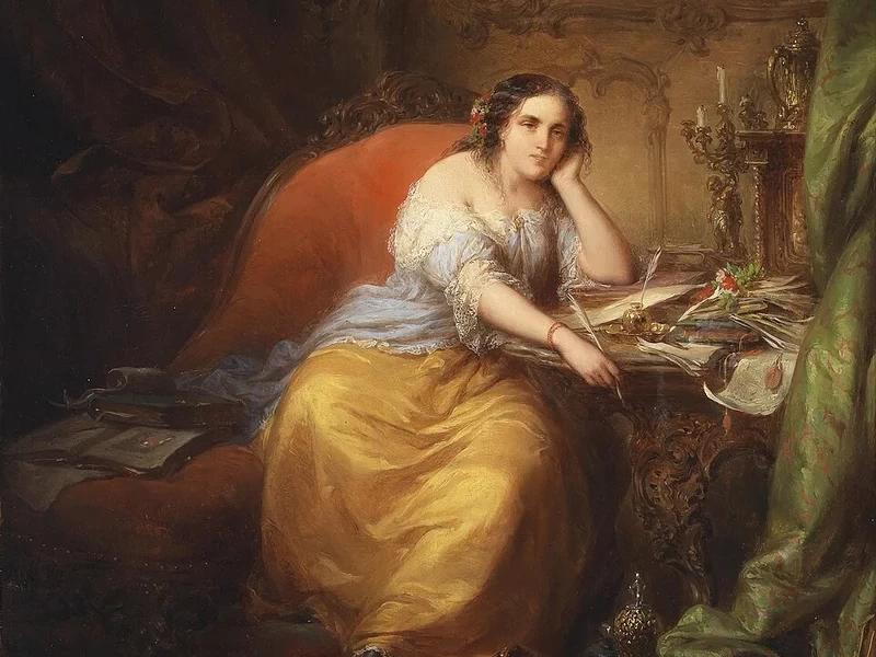 1822-Eduard Ender - La lettera